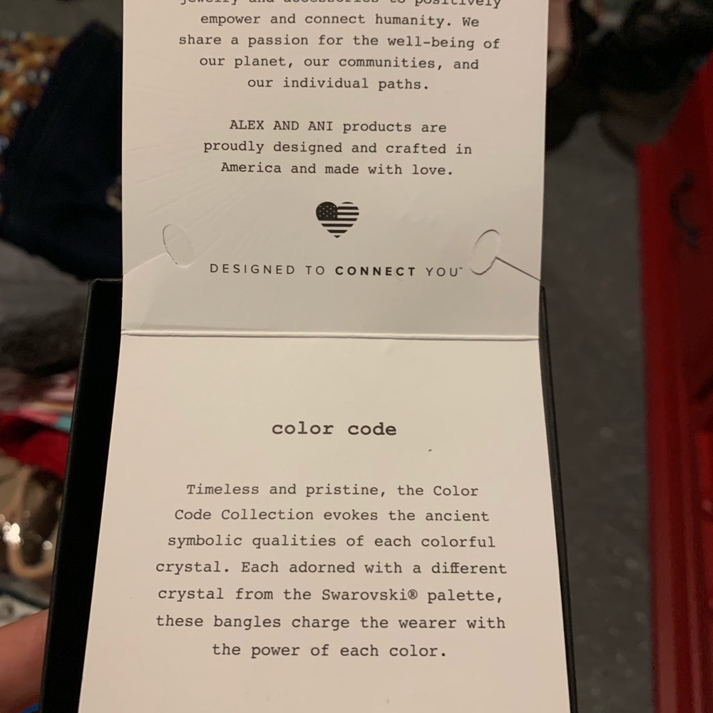 Alex and Ani Birthstone bracelet August